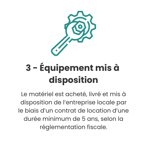 Équipement mis à disposition - Girardin Industriel